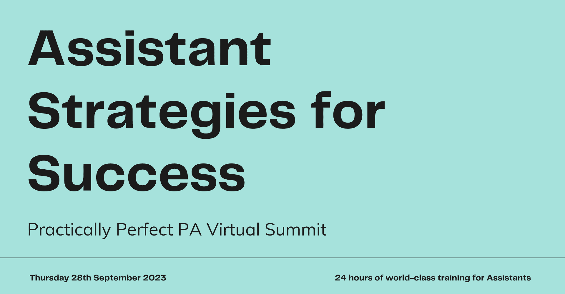 assistant strategies for success virtual summit