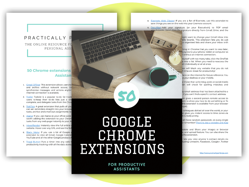50 Chrome Extensions for Assistants