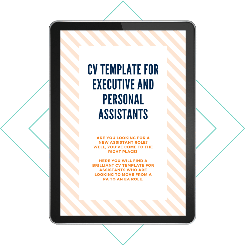 CV template for Assistants